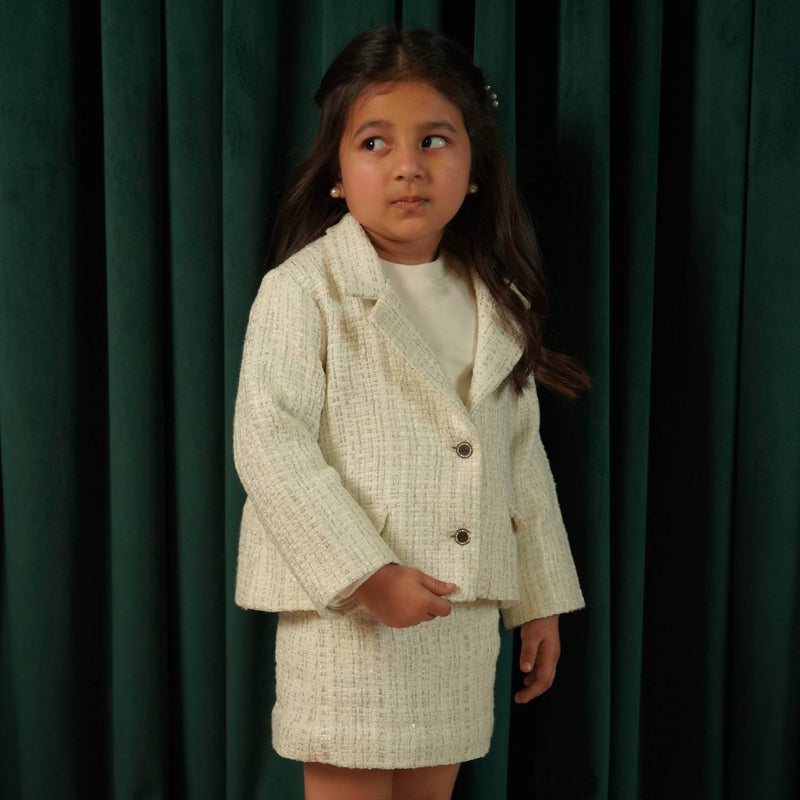 Chantilly | Girl’s Winter Tweed Skirt