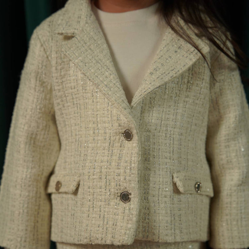 Chantilly | Girl’s Winter Tweed Blazer